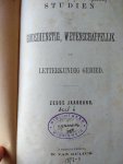 Vondel - Allard - Anker - Gestel - Willems -Wilde - Braaker - Heynen - Schijndel - Becker enz. enz - Studien: Verzamelde werken van beroemde en bekende schrijvers op het gebied van Godsdienstig, wetenschappelijk en letterkundig gebied. (9 delen)