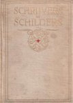 LEEUWEN, W.L.M.E. VAN (VERZAMELD DOOR) M.M.V. GORIS, DR. J.A. (= MANIX GIJSEN) - Schrijvers en schilders. Verhalen en liederen uit Noord- en Zuid-Nederland van Veldeke tot Lucebert, verlucht met 150 reproducties van geestverwante werken der beeldende kunst
