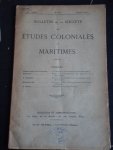  - Bulletin de la Societe des Etudes Coloniales et Maritimes