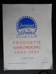- Paramount Pictures Produktie Aankondiging 1960-1961 - Paramount Pictures Produktie Aankondiging 1960-1961
