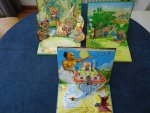 Wolf, Tony, et al. - De drie varkentjes/ De drie biggetjes/ Aladdin. 3 pop-up boeken.