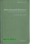 Annemarie Wittfoht - Kleines Kunststoff-Wörterbuch: Maschinen und Verfahren : in sechs Sprachen : Deutsch, Englisch, Französisch, Spanisch, Italienisch, Holländisch