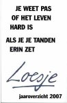 Loesje - Loesje jaaroverzicht 2007
