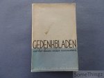 Werveke, Alfons van. - Gedenkbladen uit het leven onzer voorouders.