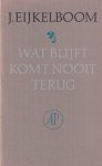 Eijkelboom - Wat blijft komt nooit terug: Eigen en andermans gedichten