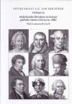 Steur, A.G. van der - Nederlandse literatuur en lectuur gedrukt tussen 1700 en ca. 1880