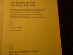 Druner; Ulrich redactie; mit geleitworten von Yehudi Menuhin + Max Rostal - Das Stadium der Viola - 3; Dreizzig Konzert-Etuden; Eine Sammlung von 100originalen Etuden des 19. Jahrhunderts; Zusammengestellt / herausgegeben von Ulrich Druner