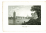 Batty, R. & Byrne, L. - Brugge Minne-Water. Originele staalgravure.