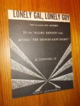 ALEXANDER, JEF, - Lonely gal, lonely guy. Uit de allied artists film getiteld the George Raft Story.