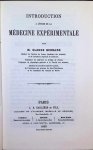M. Claude Bernard - Introduction a l'étude de la Médecine expérimentale M. Claude Bernard - Introduction a l'étude de la Médecine expérimentale