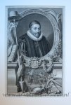 Pieter Tanjé (1706-1761), after Michiel Jansz. van Mierevelt (1567-1641) - [Antique portrait print, etching, engraving/ets, gravure] 'Willem de I. Prins van Oranje'; Prince William I, published before 1761.