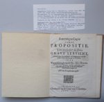 Abel Servient Marquis de Sable et de Boisdauphin - Propositie, van sijn excellentie den grave Servient [...]. Gedaen inde vergaderinge van de [...] Staten Generael