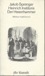 sprenger, jakob & heinrich instutoris - der hexenhammer (malleusmaleficarum)