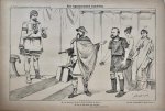 Braakensiek, Johan (1858-1940) - [Original lithograph/lithografie by Johan Braakensiek] Een tegenspartelend Candidaat, 22 April 1894, 1 pp.