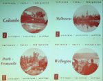 Koninklijke Rotterdamsched Lloyd - 4 Brochures Koninklijke Rotterdamsche fares excusrsion, diverse city's