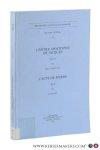 Rouleau, Donald / Louise Roy. - L'épître apocryphe de Jacques (NH I,2) / L'acte de Pierre (BG 4). Rouleau, Donald / Louise Roy. - L'épître apocryphe de Jacques (NH I,2) / L'acte de Pierre (BG 4).