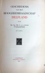 Th F.J.A.Dol - Geschiedenis van het Hoogheemraadschap Delfland