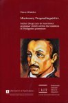 Winkler, Pierre - Missionary Pragmalinguistics. Father Diego Luis de Sanvitores grammar (1668) within the tradition of Philippine grammars.