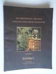 Catalogus Sotheby's - An Important Private Collection from Hannover