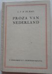 Haes L F M de - Proza van Nederland