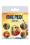 - One Piece Pin-Back Buttons 5-Pack The Straw Hats