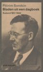 Sorokin, Pitirim - Bladen uit een dagboek. Rusland 1917-1922.
