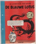 Hergé - Kuifje blauwe Lotus  compleet vara Gids-knipsel
