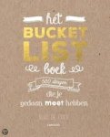 Rijck, Elise De - BUCKETLIST-BOEK, HET / 500 dingen die je gedaan moet hebben