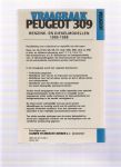 olving,ph - vraagbaak peugeot 309 ( benzine- en dieselmodellen 1985-1988 )