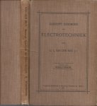 BILT, C.L. VAN DER - Beknopt Handboek der Electrotechniek deel 1 Gelijkstroom + deel 2 Wisselstroom en toepassingen