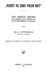 Offringa, J. - Verzet de oude palen niet". Een ernstig woord naar aanleiding  van de uittreding van ds. W. den Hengst te Veenendaal