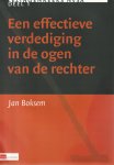 J. Boksem - Een effectieve verdediging in de ogen van de rechter - Rede 2009