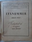 Bonnier, Ake & Robert Josephsson (ed.). - Vecko-Journalen. Lyxnummer, Julen 1937.