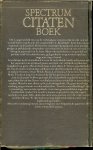 Buddingh, C .. Illustraties omslag : Hans van Woudenberg - Citatenboek .. Circa Tien duizenden citaten, naar onderwerp gerangschikt