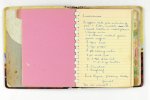 Onbekend - Recipes - Diary 1977 ringbandje (4 foto's)