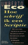 Umberto Eco 24080, Yond Boeke 58652 - Hoe schrijf ik een scriptie