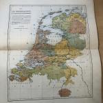 Kuijper, J.  ook wel geschreven als Kuyper - Natuur- en staathuishoudkundige atlas van Nederland. In 5 afdeelingen, ieder van 3 kaarten.