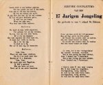 (BOERENOORLOG, TWEEDE) - Nieuwe Coupletten van een 17 Jarigen Jongeling die gevlucht is van' t eiland St. Helena.
