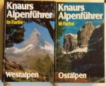 Graubner, Rudolf und Marga - Knaurs Alpenführer in Farbe: 1. Ostalpen + 2. Westalpen