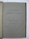 Klemming, G.E. - Kongl. Bibliothekets handlingar. 6. Arsberättelse för ar 1883. Bibliografi; Birgitta-literatur. Samengebonden met: Id. Birgitta-literatur. Bibliografi af -