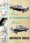 Nederlandsche Ford Automobiel Fabriek - Ford Taunus 17M en 12M instructie boekje