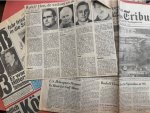  - Collection of newspaperclippings, Dutch American German concerning the death of Rudolf Hess.