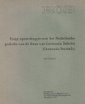 BOGAERS, J.E. - Enige opmerkingen over het Nederlandse gedeelte van de limes van Germania Inferior (Germania Secunda).