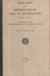 Maatschappij der Nederlandsche Letterkunde te Leiden., Maatschappij der Nederlandse Letterkunde te Leiden. - Tijdschrift voor Nederlandsche taal- en letterkunde
