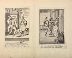  - Antique prints, etching and engraving | Vastenavond / Shrove Tuesday, published ca. 1720, 2 pp.