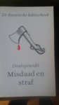 dostojewski - misdaad en straf  ( schuld en boete )