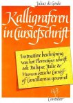 Julius de Goede - Kalligraferen in Cursiefschrift