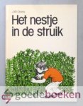Ooms, J.W. - Het nestje in de struik --- Met tekeningen van de schrijver