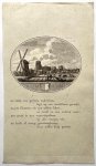 Van Ollefen, L./De Nederlandse stad- en dorpsbeschrijver (1749-1816). - [Original city view, antique print] 't Dorp De Lier, engraving made by Anna Catharina Brouwer, 1 p.