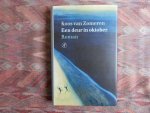 Zomeren, Koos van. [ ! GESIGNEERD ] - belletrie: "Een deur in oktober".